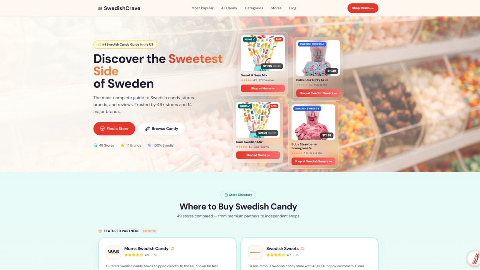 SwedishCrave — live website